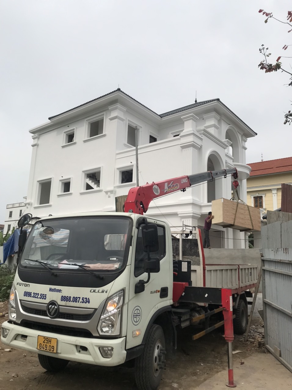 Vận chuyển hàng về lắp đặt tại Khu Đô Thị Cựu Viên, Hải Phòng