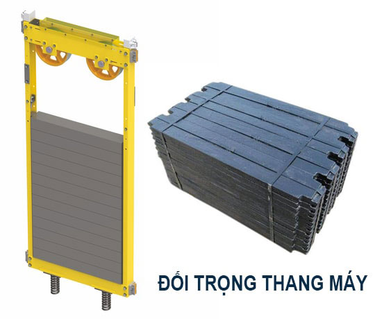Đối trọng bê tông thang máy