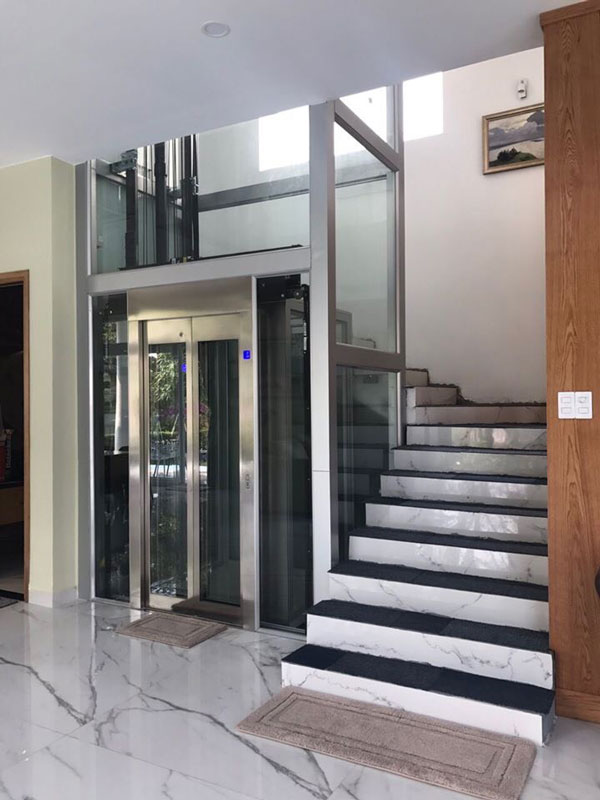 Lắp đặt thang máy lồng kính ở Sơn La